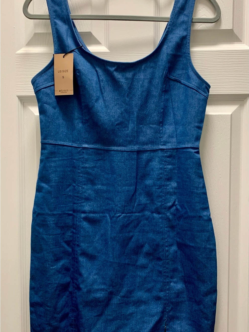 Denim-Style Dress